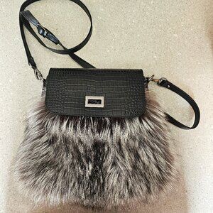 Mitchie’s Silver Fox Fur Purse